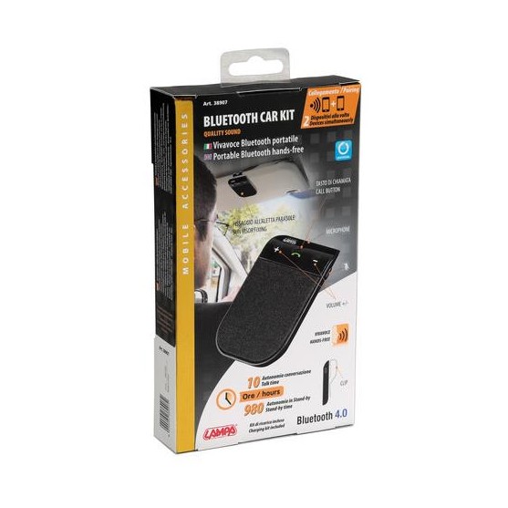 Bluetooth Car Kit Kit per auto telefono vivavoce Bluetooth portatile