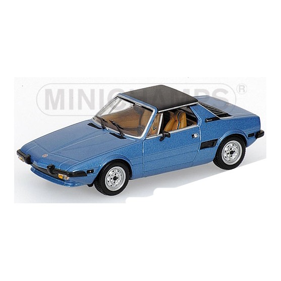 Fiat X1/9 Yellow 1974 Blue Metallic 1:43