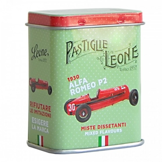 Pastiglie Leone Lattina mignon "Alfa Romeo P2" 1930 Miste Dissetanti