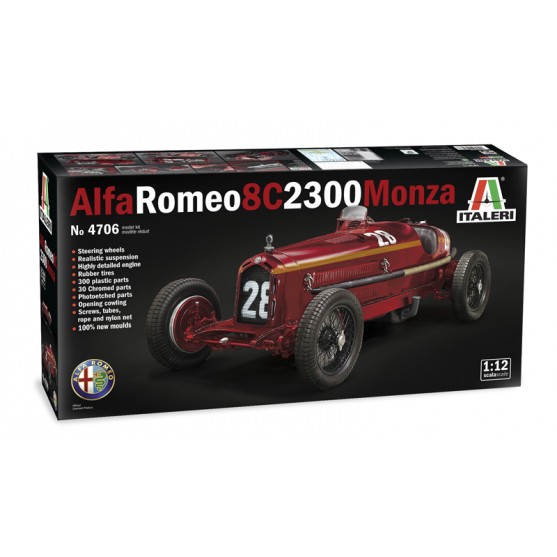 ALFA ROMEO 8C 2300 Monza Tazio Nuvolari  Kit 1:12