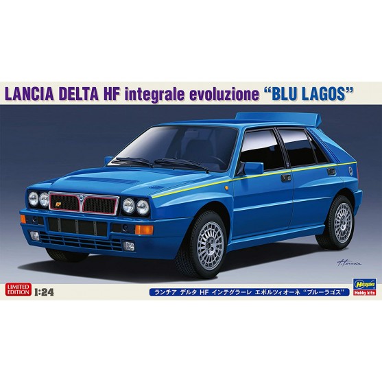 Lancia Delta HF Integrale Evo II 1994 Blue Lagos  kit 1:24