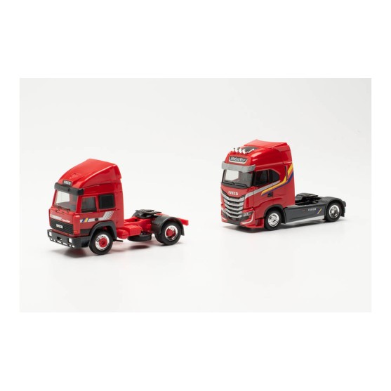 Set "Turbo Star" Iveco S-Way - Iveco Turbostar Red 1:87
