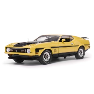 Ford Mustang Mach I 351 Ram Air 1971 Medium Bright Yellow 1:18