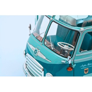 Setra S6 Autobus 1955 "Kraichgau Falcon" Blu light 1:18