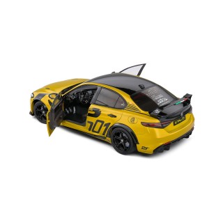 Alfa Romeo Giulia GTA Nagemaakt 2022 yellow 1:18