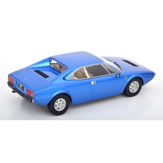Ferrari 208 Dino GT4 1975 Light Blue Metallic 1:18