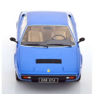Ferrari 208 Dino GT4 1975 Light Blue Metallic 1:18