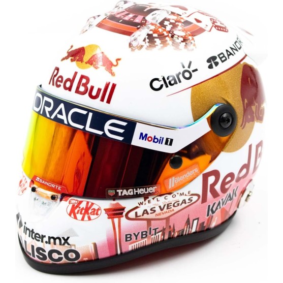 Sergio Perez Casco Schuberth Las Vegas USA GP 2023 Red Bull Racing Oracle 1:2