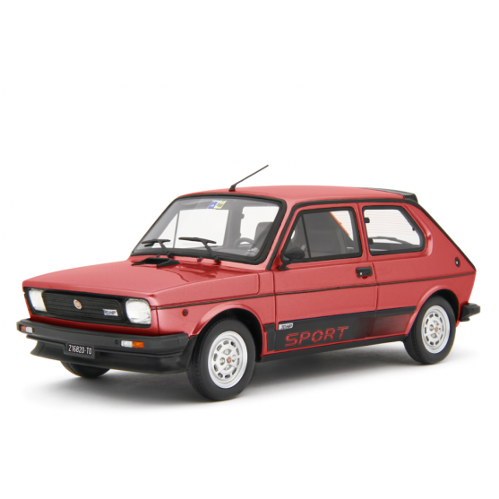 Fiat 127 Sport 70 HP 1981 Rosso Metallizzato 1:18