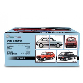 Fiat 127 Sport 70 HP 1981 Nero 1:18