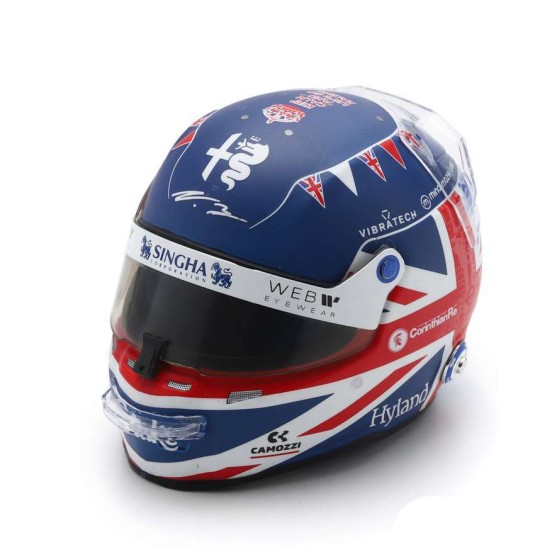 Valtteri Bottas Casco Bell Helmet F1 2023 12th British GP 2023 Alfa Romeo Racing Team 1:5