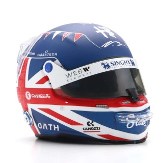 Valtteri Bottas Casco Bell Helmet F1 2023 12th British GP 2023 Alfa Romeo Racing Team 1:5