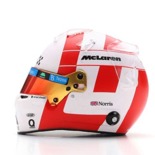 Land Norris Casco Bell Helmet F1 Monaco GP 2023 MCL60 Mclaren Mercedes 1:5