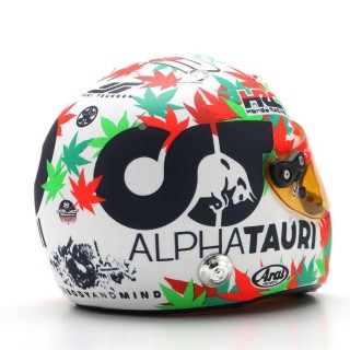 Yuki Tsunoda Casco Arai Helmet F1 2023 Italian Gp Alpha Tauri Team 1:5