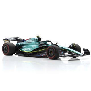 Aston Martin AMR23 Aramco Cognizant F1 Team 7th British GP Formula 1 2023 Fernando Alonso 1:18