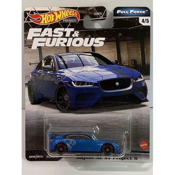 Jaguar XE SV Project 8 "Fast & Furious" Black 1:64