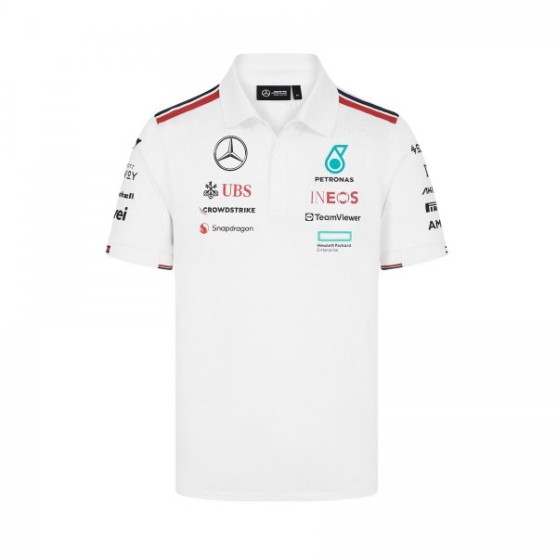 Mercedes-AMG Petronas F1 2024 Team Polo White