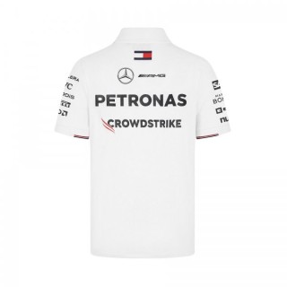 Mercedes-AMG Petronas F1 2024 Team Polo White