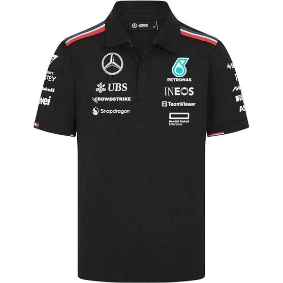 Mercedes-AMG Petronas F1 2024 Team Polo Black