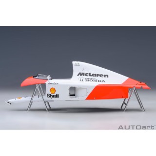 Mclaren Honda MP4/6 F1 2.nd Japanese GP 1991 Mclaren Logo Ayrton Senna 1:18