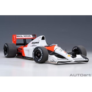 Mclaren Honda MP4/6 F1 2.nd Japanese GP 1991 Mclaren Logo Ayrton Senna 1:18