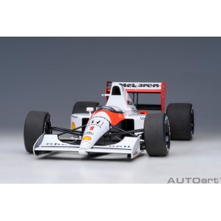 Mclaren Honda MP4/6 F1 2.nd Japanese GP 1991 Mclaren Logo Ayrton Senna 1:18