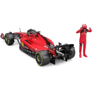 Ferrari SF-23 F1 2023 with driver Charles Leclerc 1:24