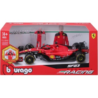 Ferrari SF-23 F1 2023 with driver Charles Leclerc 1:24