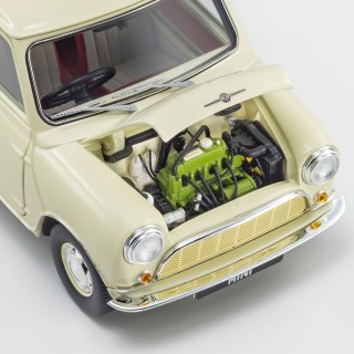 Morris Mini Minor 1967 Old English White 1:18