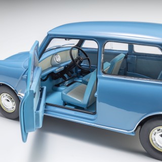 Morris Mini Minor 1967 Clipper Blue 1:18