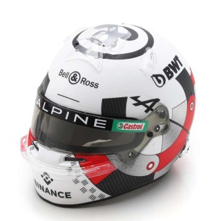 Esteban Ocon Casco Bell Helmet BWT Alpine Belgian GP 2023 1:5