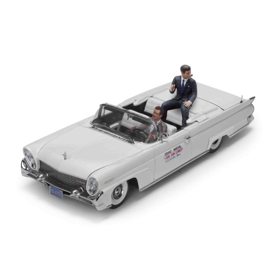 Lincoln Continental MKIII 1958 with John F. Kennedy 1960 in Oregon 1:18