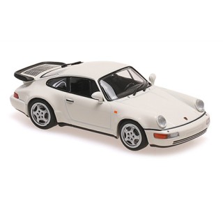 Porsche 911 (964) Turbo 1990 White 1:43