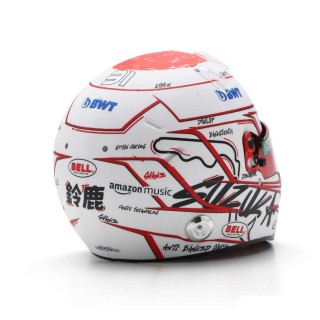 Esteban Ocon Casco Bell Helmet BWT Alpine Japanese GP 1:5