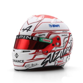 Esteban Ocon Casco Bell Helmet BWT Alpine Japanese GP 1:5