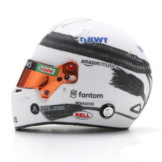 Pierre Gasly Casco Bell Helmet F1 2023 Qatar GP 2023 Sprint Race BWT Alpine 1:5