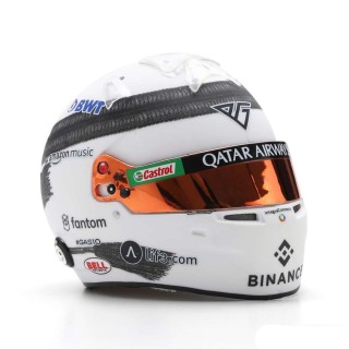 Pierre Gasly Casco Bell Helmet F1 2023 Qatar GP 2023 Sprint Race BWT Alpine 1:5