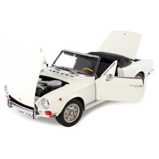 Fiat 124 Spider AS 1400 1965 Bianco 1:18