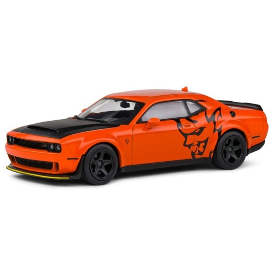 Dodge Challenger SRT Demon V8 6.2L 2018 Orange Black 1:43