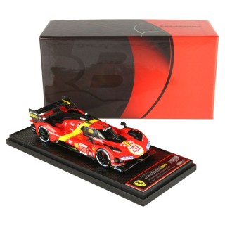 Ferrari 499P 3.0L Turbo V6 Team Ferrari AF Corse 51 Winner 24h Le Mans 2023 J. Calado - A. Giovinazzi - A. Pier Guidi 1:43