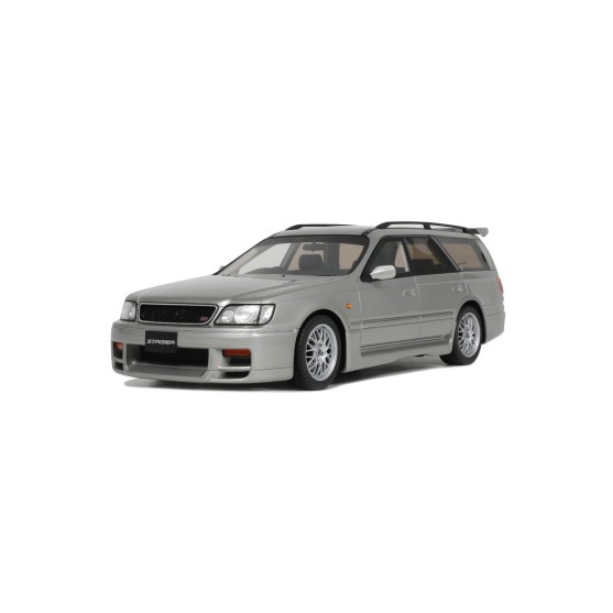Nissan Stagea Autech Version 260RS 1997 Sonic Silver KR4 1:18