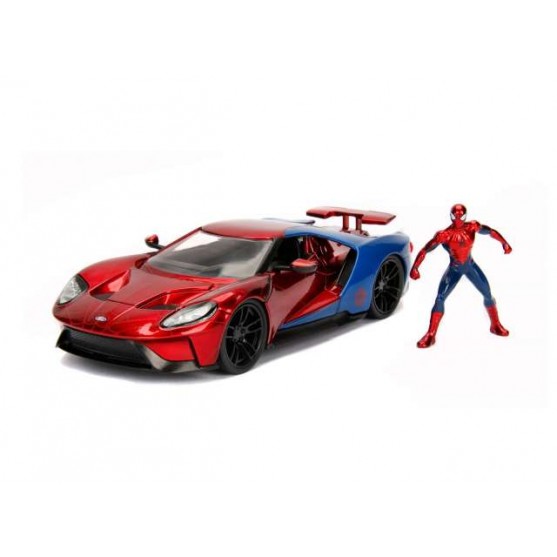 Ford GT 2017 "Spider Man" con personaggio 1:24